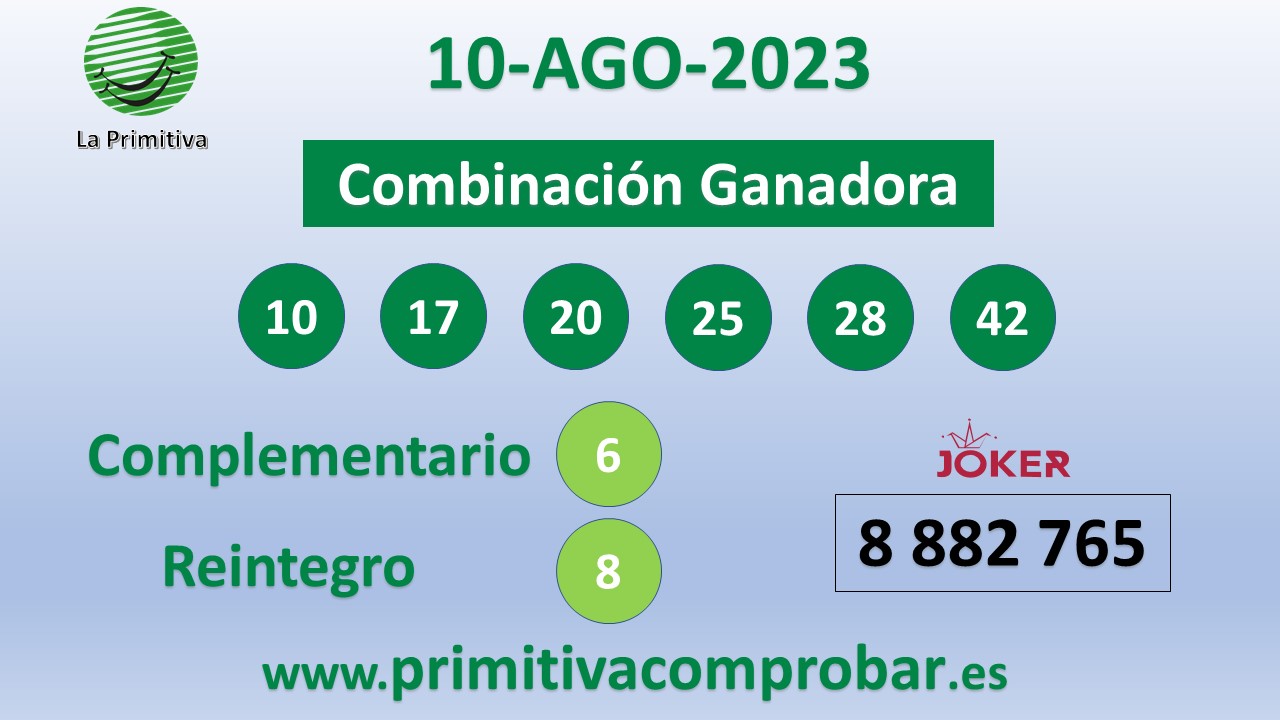 Comprobar primitiva del 10/08/2023