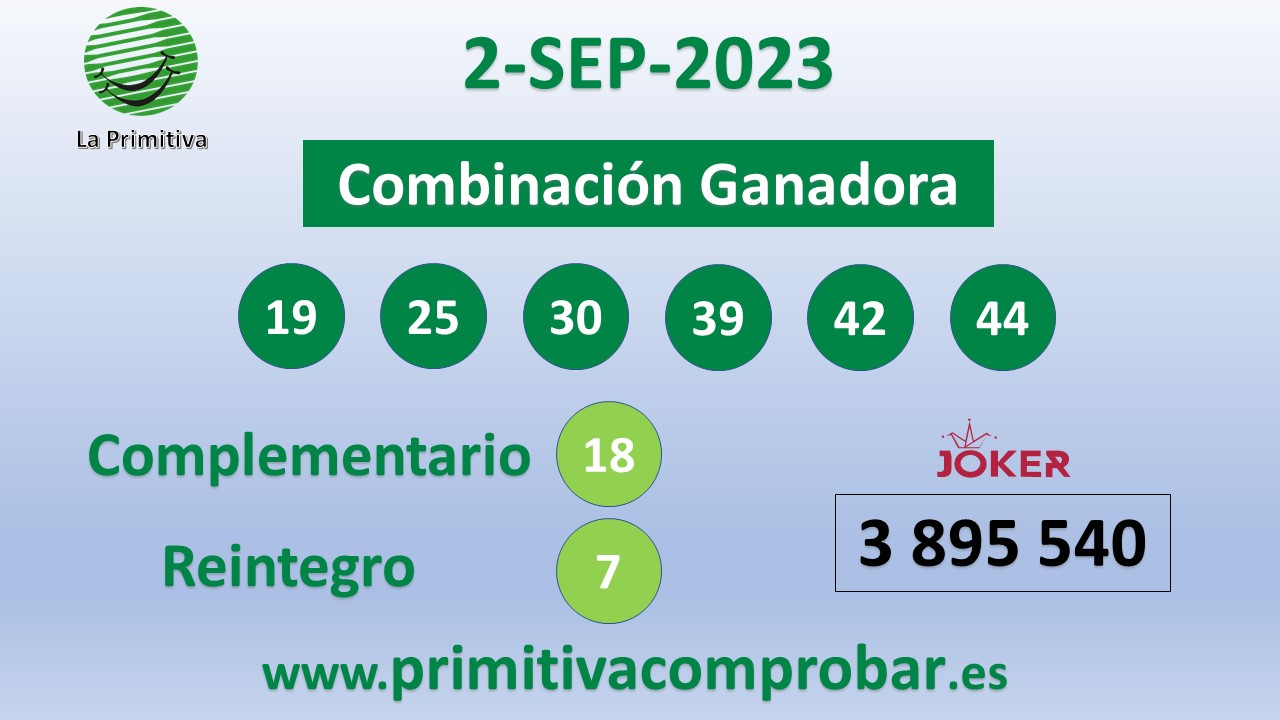 Comprobar primitiva del 02/09/2023