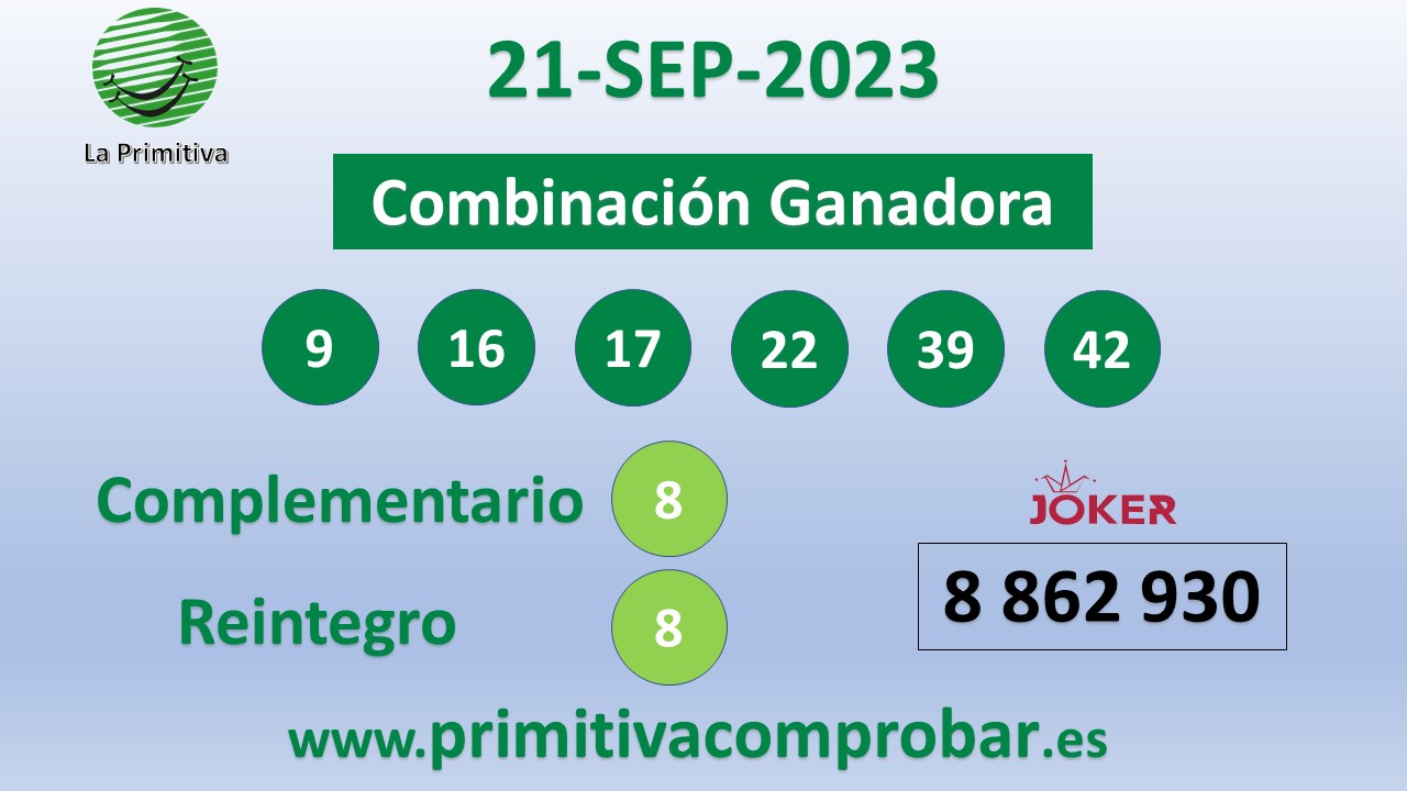 Comprobar primitiva del 21/09/2023